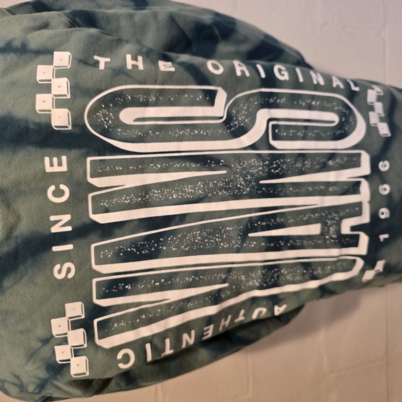 Vans Tie Dye Hooded Sweatshirt Unisex Small Green Logo Hoodie Skate Street. - Picture 6 of 11